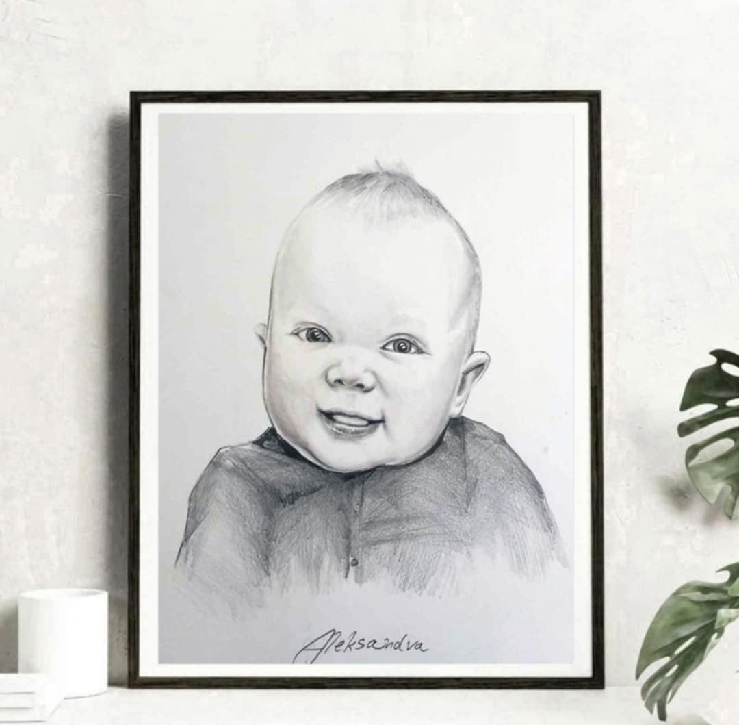 portret ze zdjęcia, portret ołówkiem, portret na zamówienie